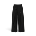 PLATED LAYER TROUSER BLACK