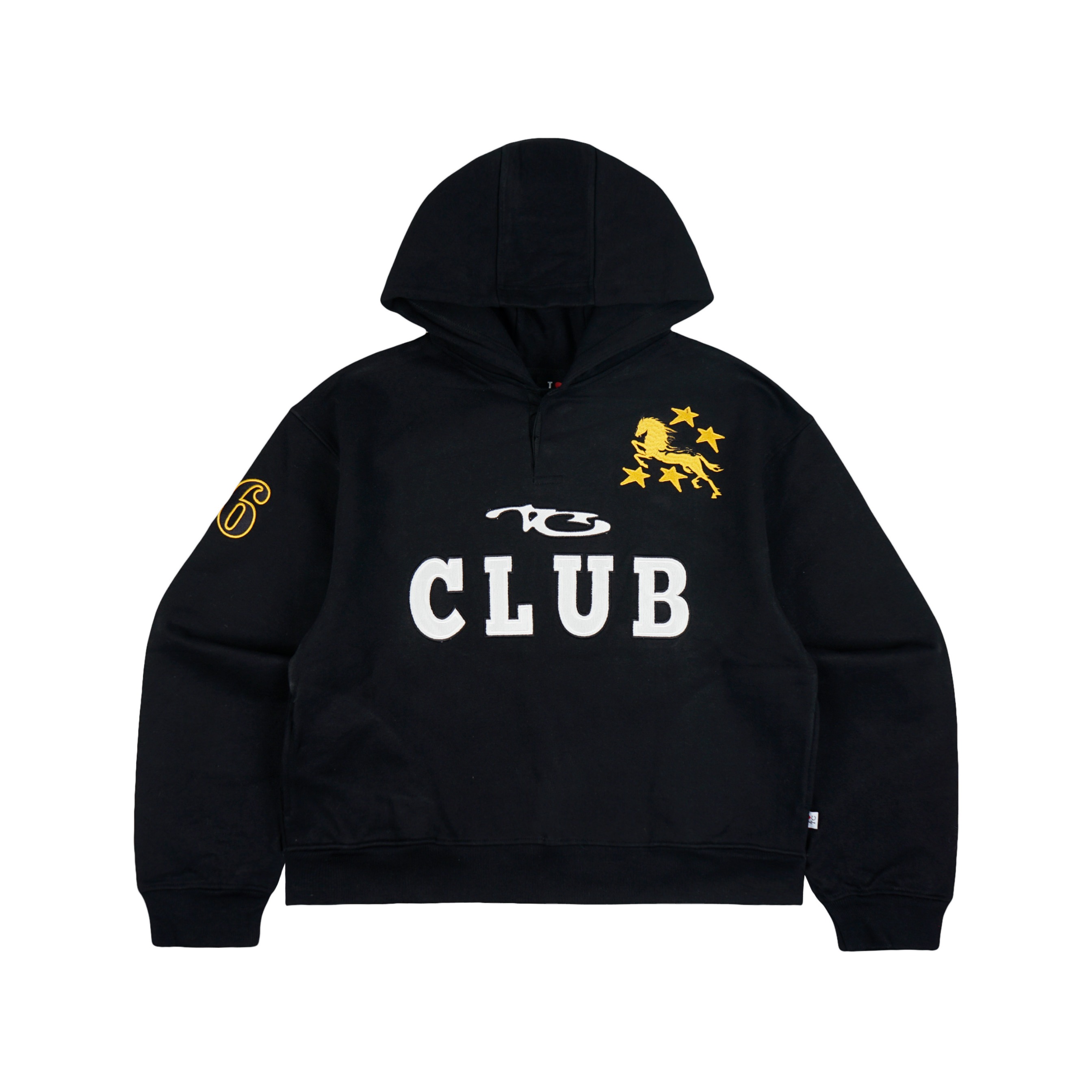 HOODIE POLO CLUB 26 BLACK