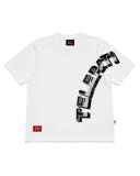 TSHIRT SIGNATURE CURVE TELEPATI WHITE REGULAR FIT
