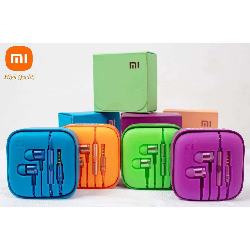 Music Earphone Colorful Capsule Headphones Noise Cancelling Awet Handsfree Earphone