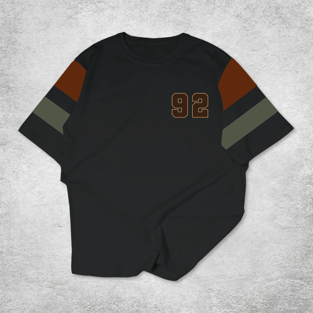 FortKlass Kaos LINE 92 Pria Katun Combed 24s Reguler Fit Kaos Pria Lengan Pendek Unisex