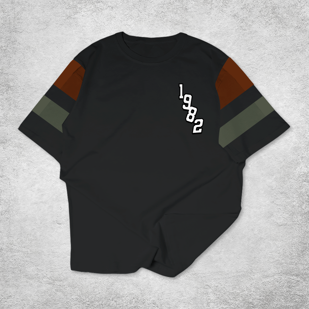 FortKlass Kaos LINE 1982 Pria Katun Combed 24s Reguler Fit Kaos Pria Lengan Pendek Unisex