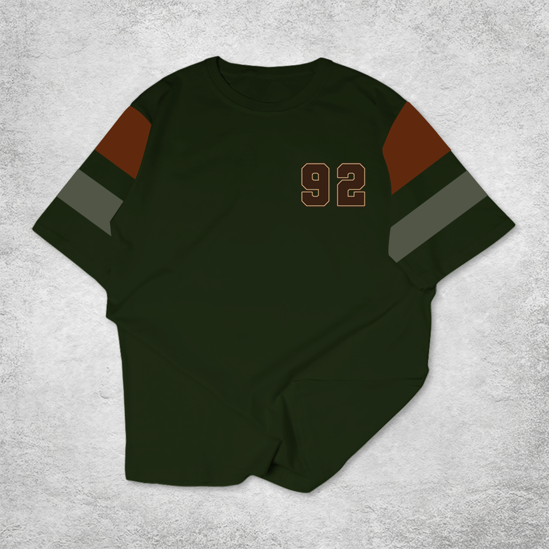 FortKlass Kaos LINE 92 Pria Katun Combed 24s Reguler Fit Kaos Pria Lengan Pendek Unisex