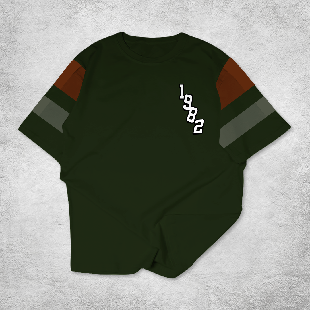 FortKlass Kaos LINE 1982 Pria Katun Combed 24s Reguler Fit Kaos Pria Lengan Pendek Unisex