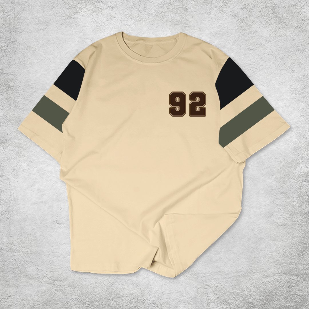 FortKlass Kaos LINE 92 Pria Katun Combed 24s Reguler Fit Kaos Pria Lengan Pendek Unisex