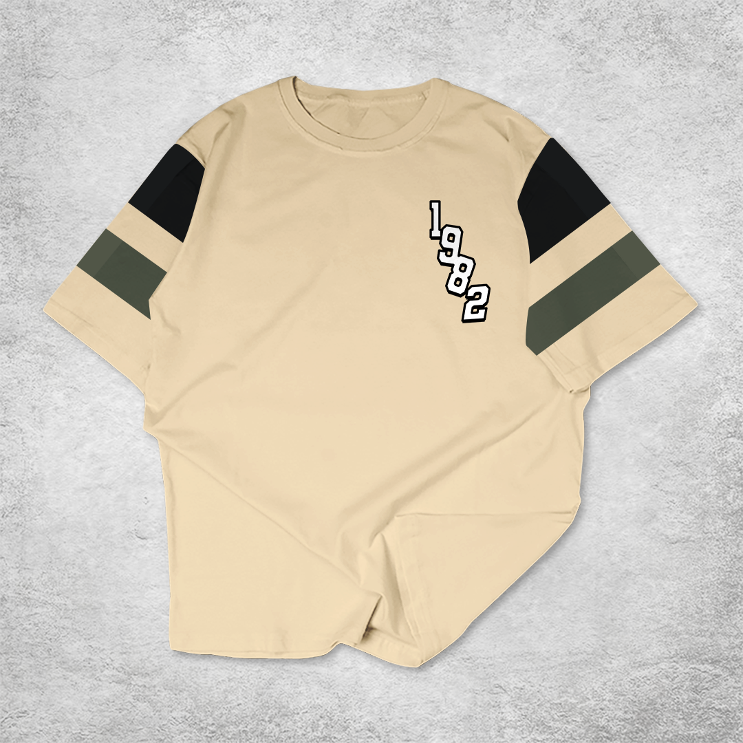 FortKlass Kaos LINE 1982 Pria Katun Combed 24s Reguler Fit Kaos Pria Lengan Pendek Unisex