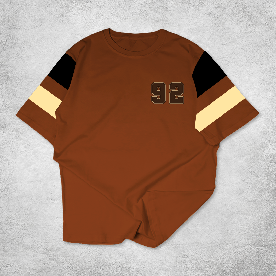FortKlass Kaos LINE 92 Pria Katun Combed 24s Reguler Fit Kaos Pria Lengan Pendek Unisex