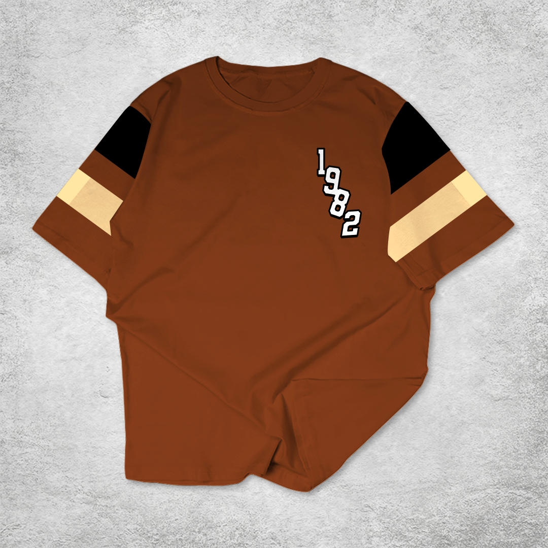 FortKlass Kaos LINE 1982 Pria Katun Combed 24s Reguler Fit Kaos Pria Lengan Pendek Unisex
