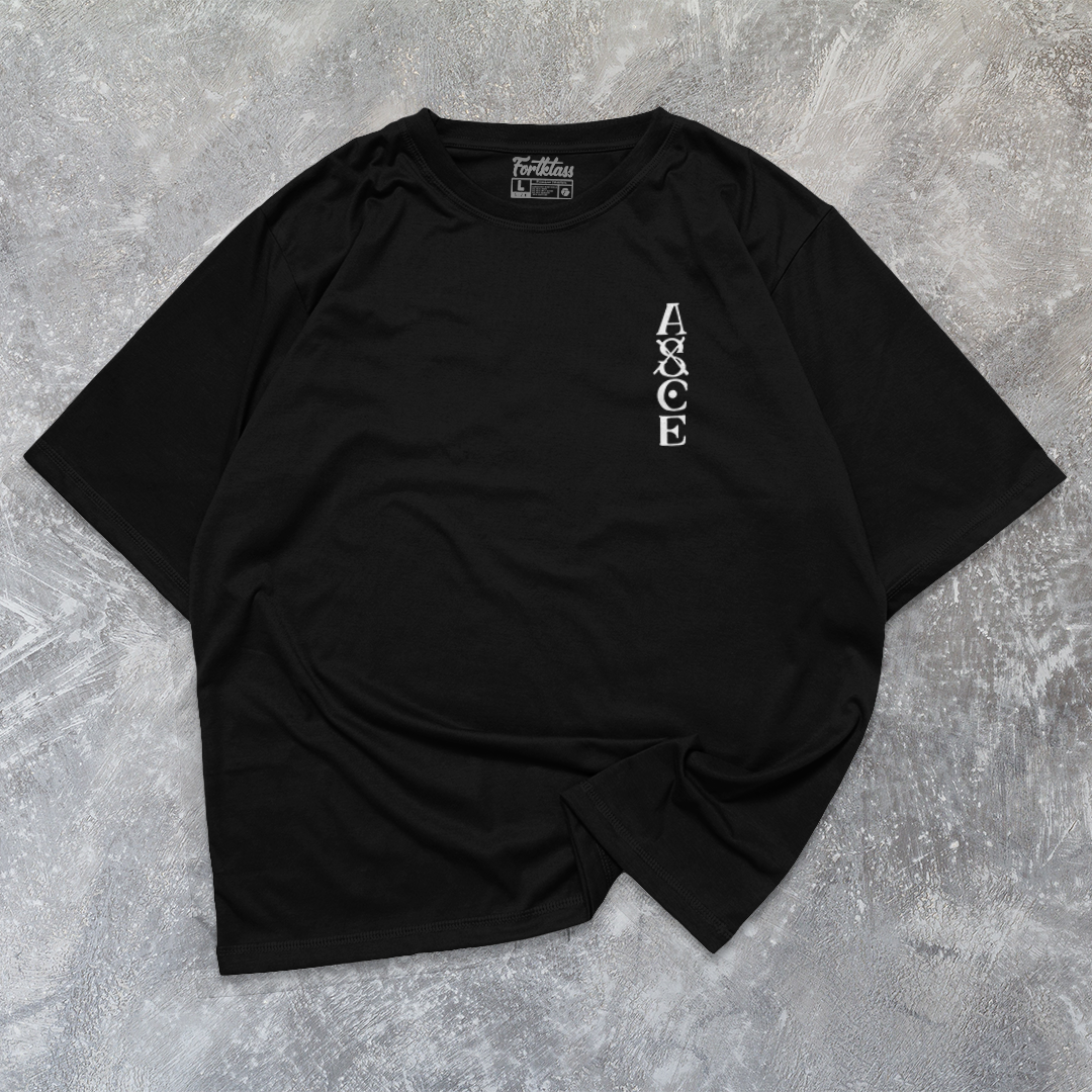 FortKlass Kaos Oversize PORTGAS T-Shirt Cowok Premium Kaos Pria Lengan Pendek Jumbo