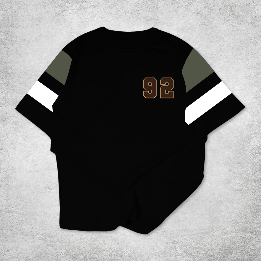 FortKlass Kaos LINE 92 Pria Katun Combed 24s Reguler Fit Kaos Pria Lengan Pendek Unisex