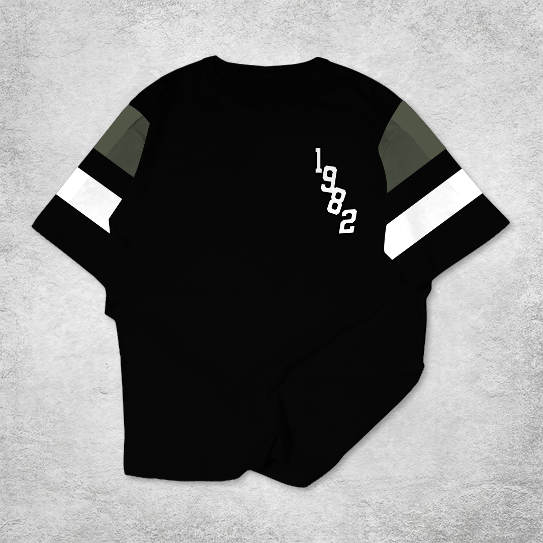 FortKlass Kaos LINE 1982 Pria Katun Combed 24s Reguler Fit Kaos Pria Lengan Pendek Unisex