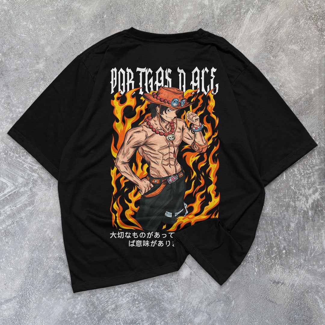 FortKlass Kaos Oversize PORTGAS T-Shirt Cowok Premium Kaos Pria Lengan Pendek Jumbo