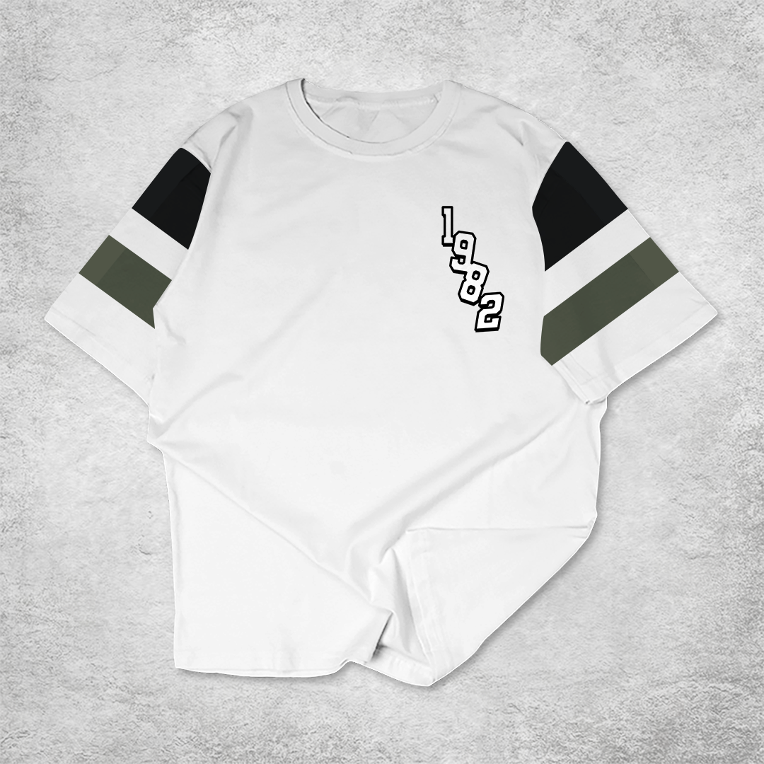 FortKlass Kaos LINE 1982 Pria Katun Combed 24s Reguler Fit Kaos Pria Lengan Pendek Unisex