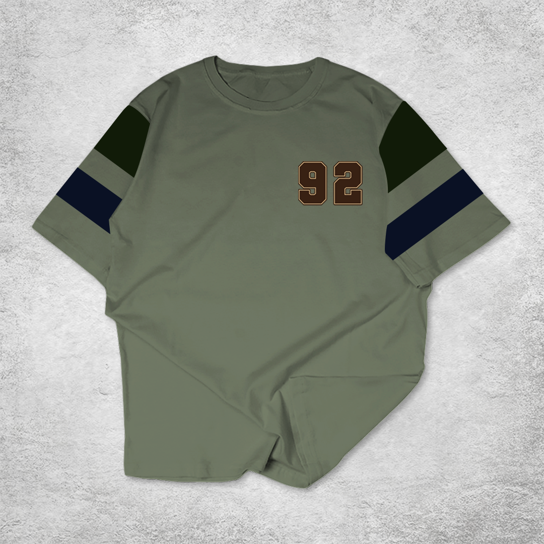 FortKlass Kaos LINE 92 Pria Katun Combed 24s Reguler Fit Kaos Pria Lengan Pendek Unisex