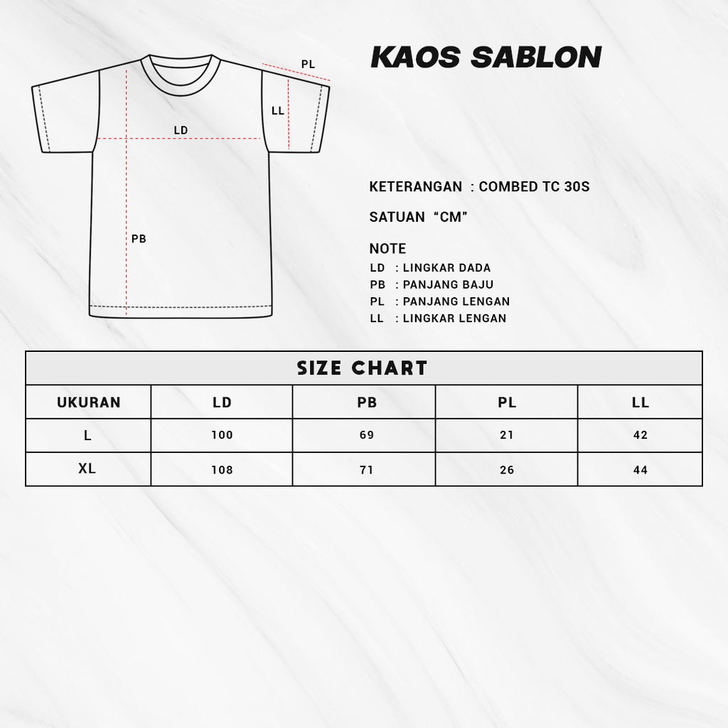 FortKlass KAOS POLOS PRIA COTTON COMBED 30S REGULER FIT KAOS OBLONG REGULER UNISEX MIX