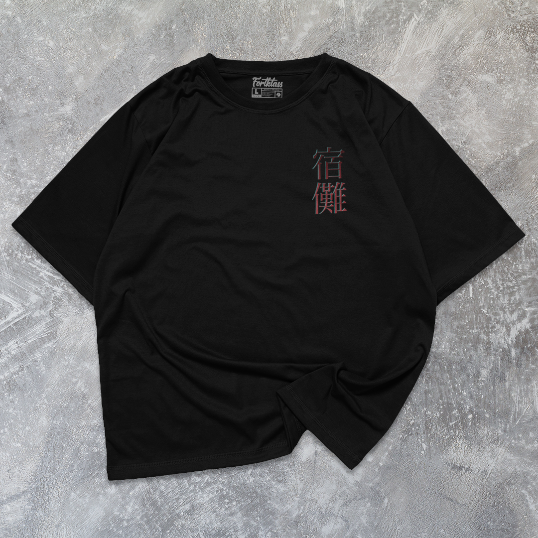 FortKlass Kaos Oversize SUKUNA T-Shirt Cowok Premium Kaos Pria Lengan Pendek Jumbo