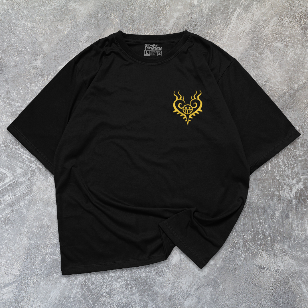 FortKlass Kaos Oversize TRAFALGAR T-Shirt Cowok Premium Kaos Pria Lengan Pendek Jumbo