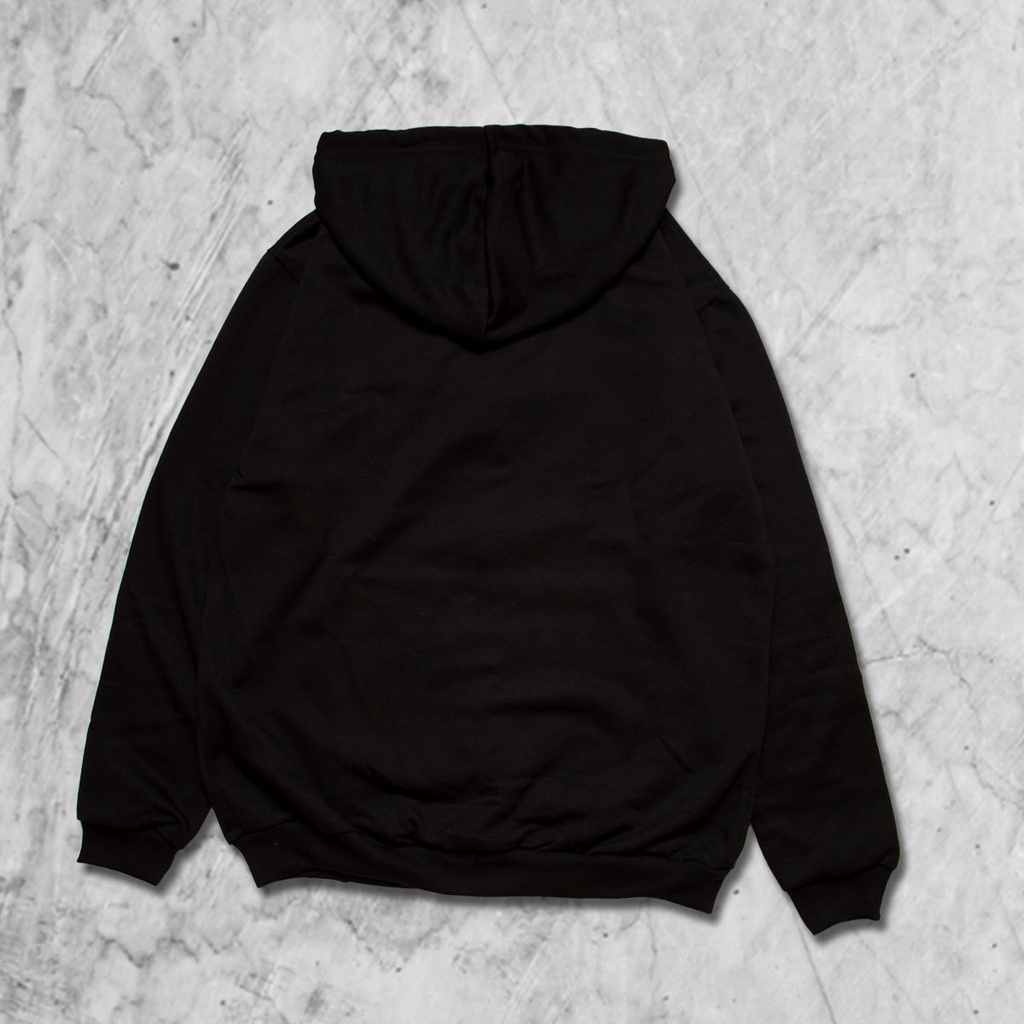 FortKlass Zipper Polos Pria Kupluk Hoodie Unisex Pria Wanita Fleece Tebal Kualitas Distro