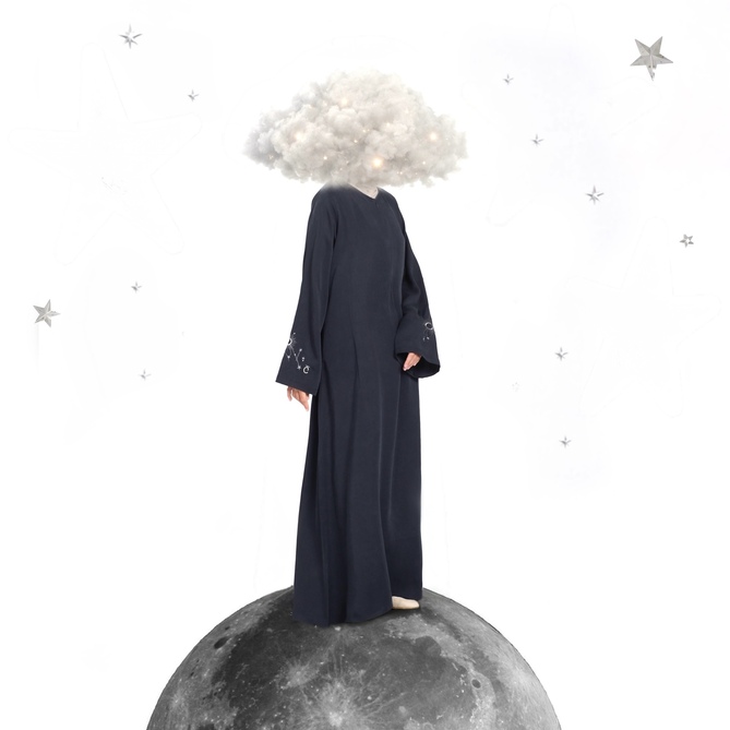 Chadaree Celestial Collection - Luna Abaya