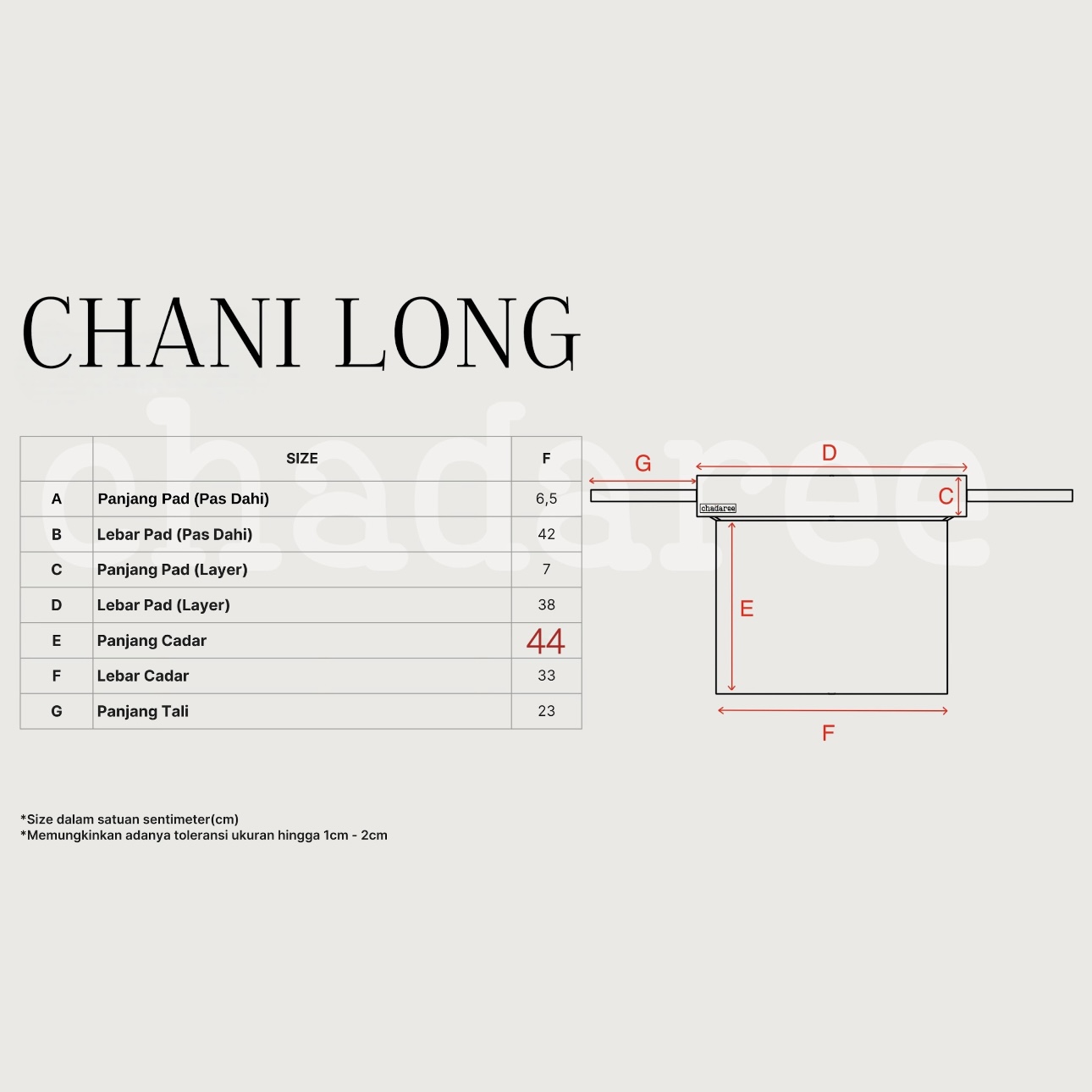 Chadaree - CHANI (Chadar Poni)