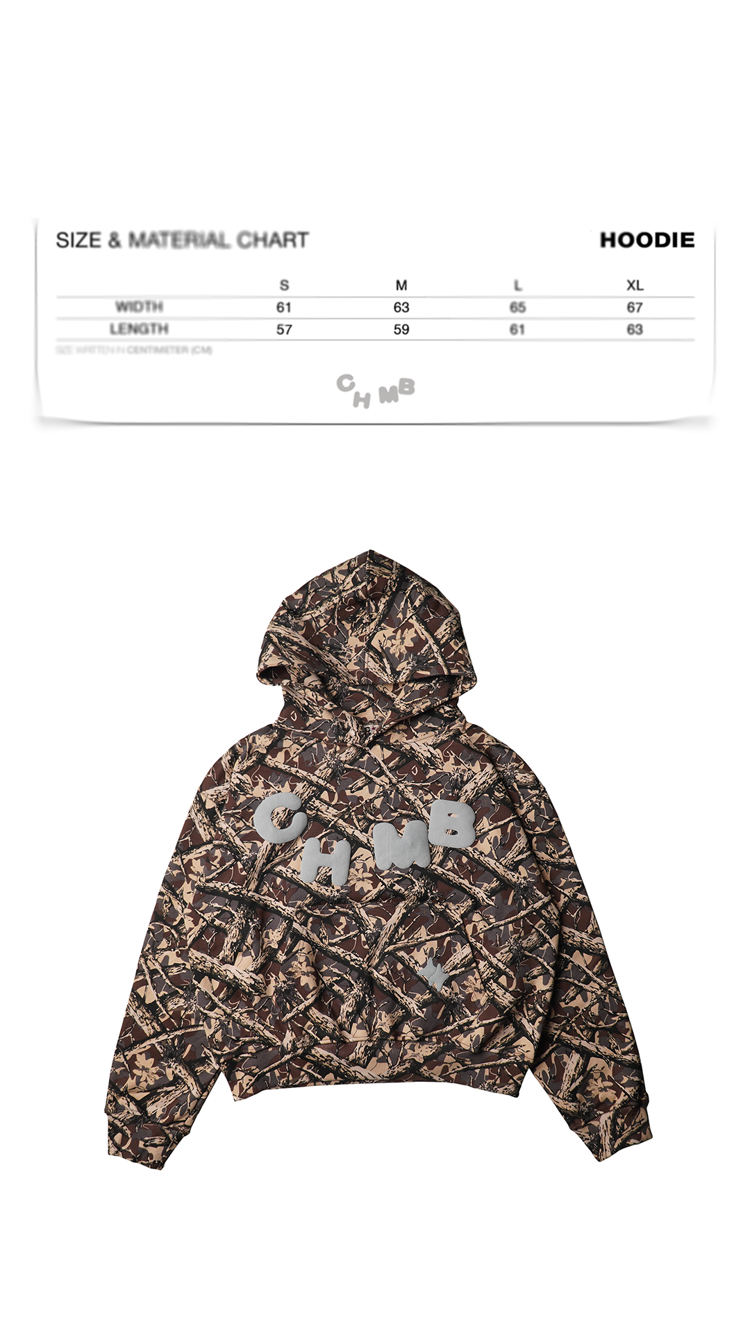 Hoodie Chambredelavain - CHMB Realtree