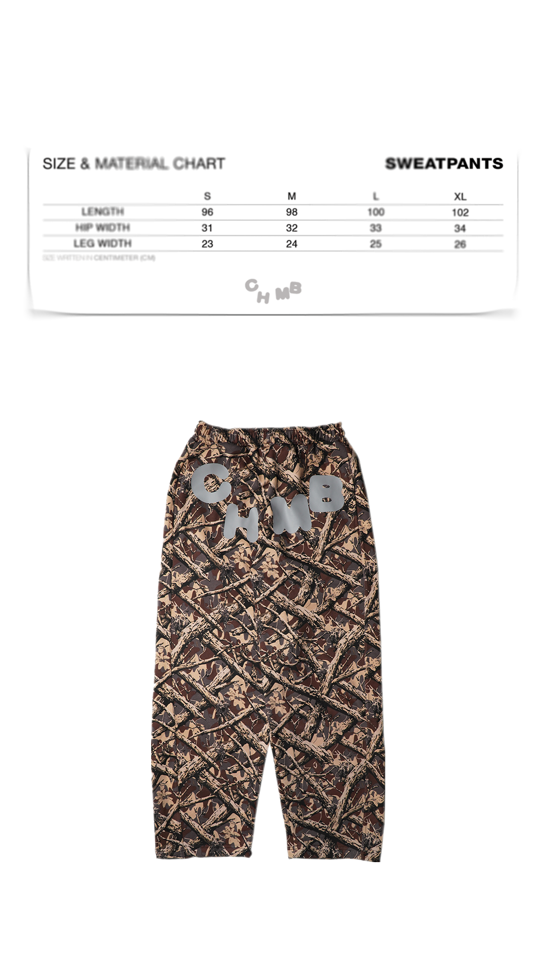 Sweatpants Chambredelavain - Sweetcam Realtree