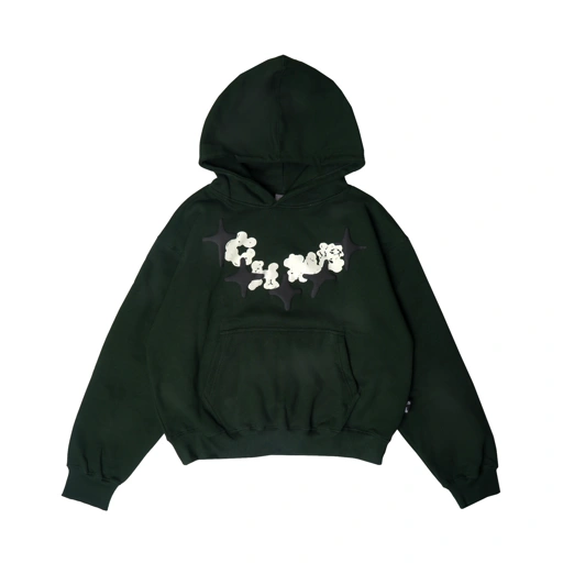 Image of Boxy Hoodie Chambredelavain - Vellz Green Bottle 