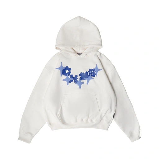 Image of Boxy Hoodie Chambredelavain - Vellz Broken White 