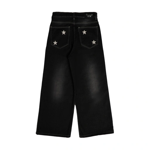 Image of Baggy Jeans CHMB de PRFC    - Black Stars White