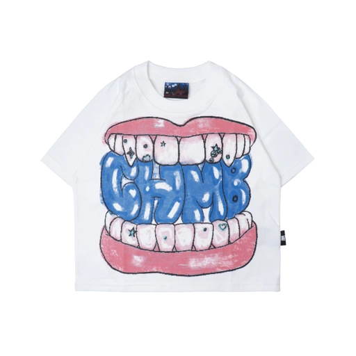 Crop tee Chambredelavian - Bliter White