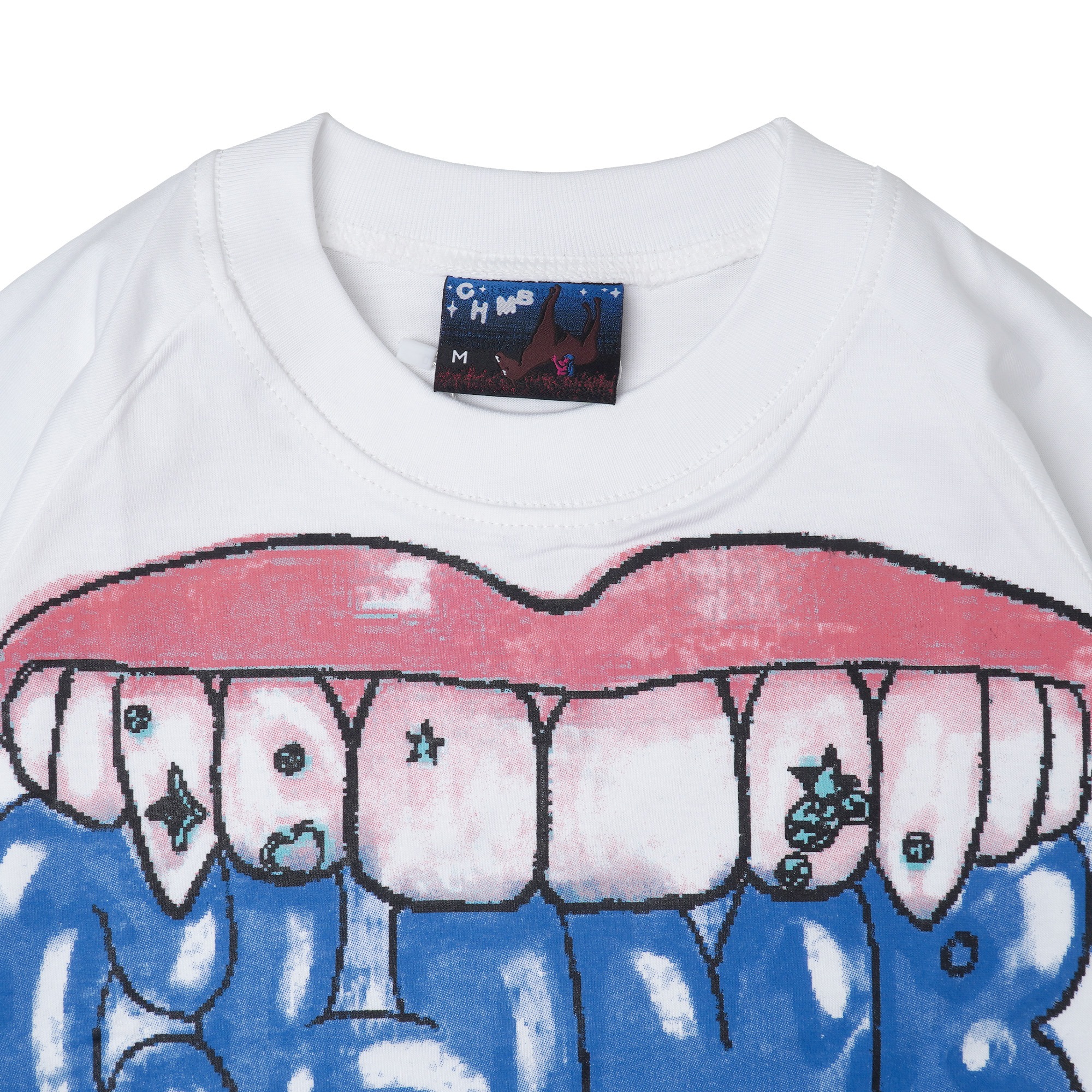 Crop tee Chambredelavian - Bliter White