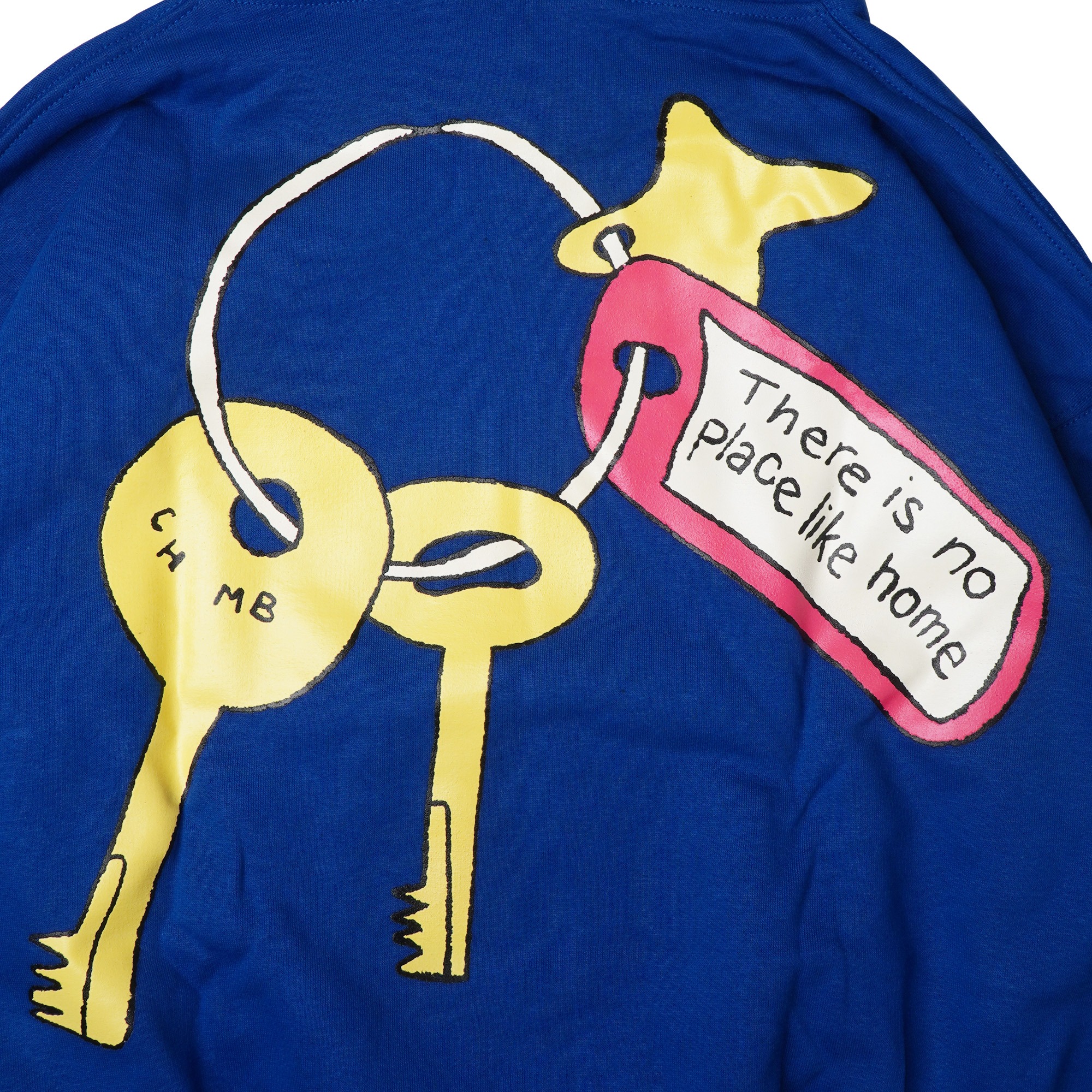 Boxy Hoodie Chambredelavain - Key Blue