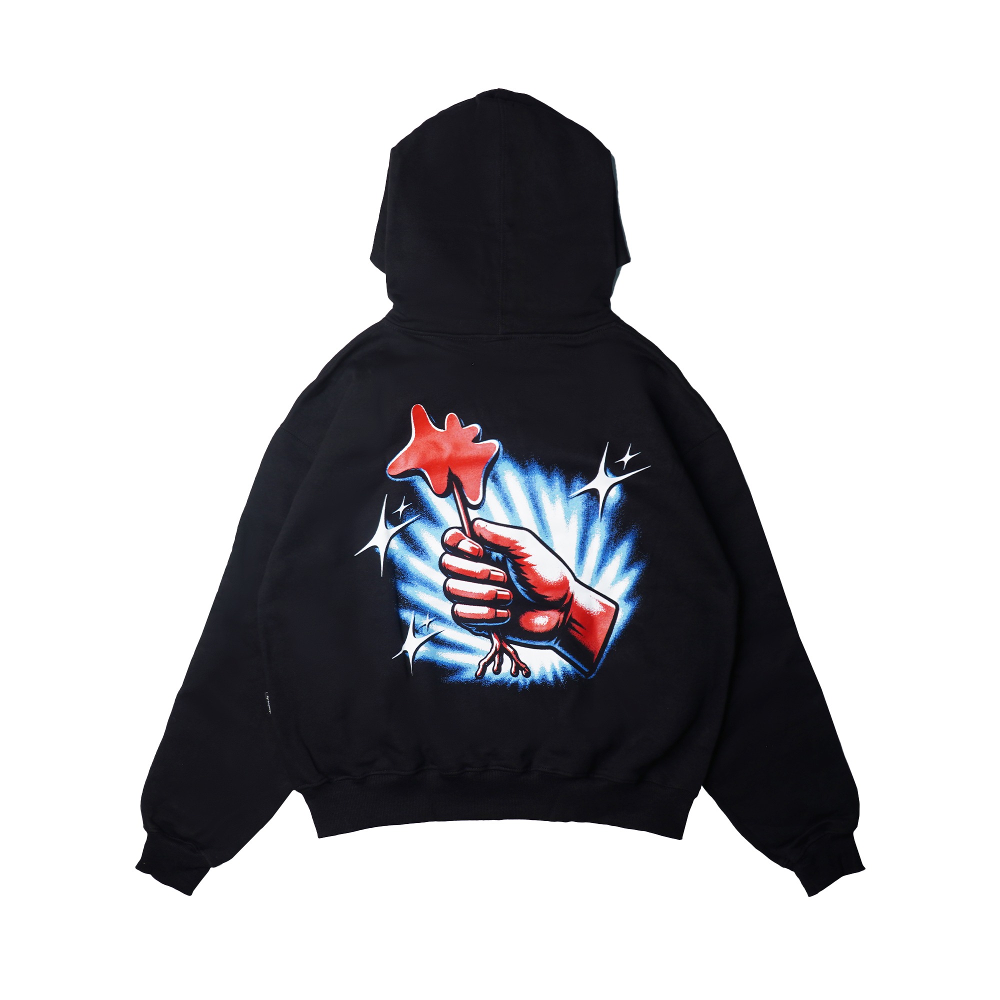 Hoodie Boxy Chambredelavain - Novacane Black