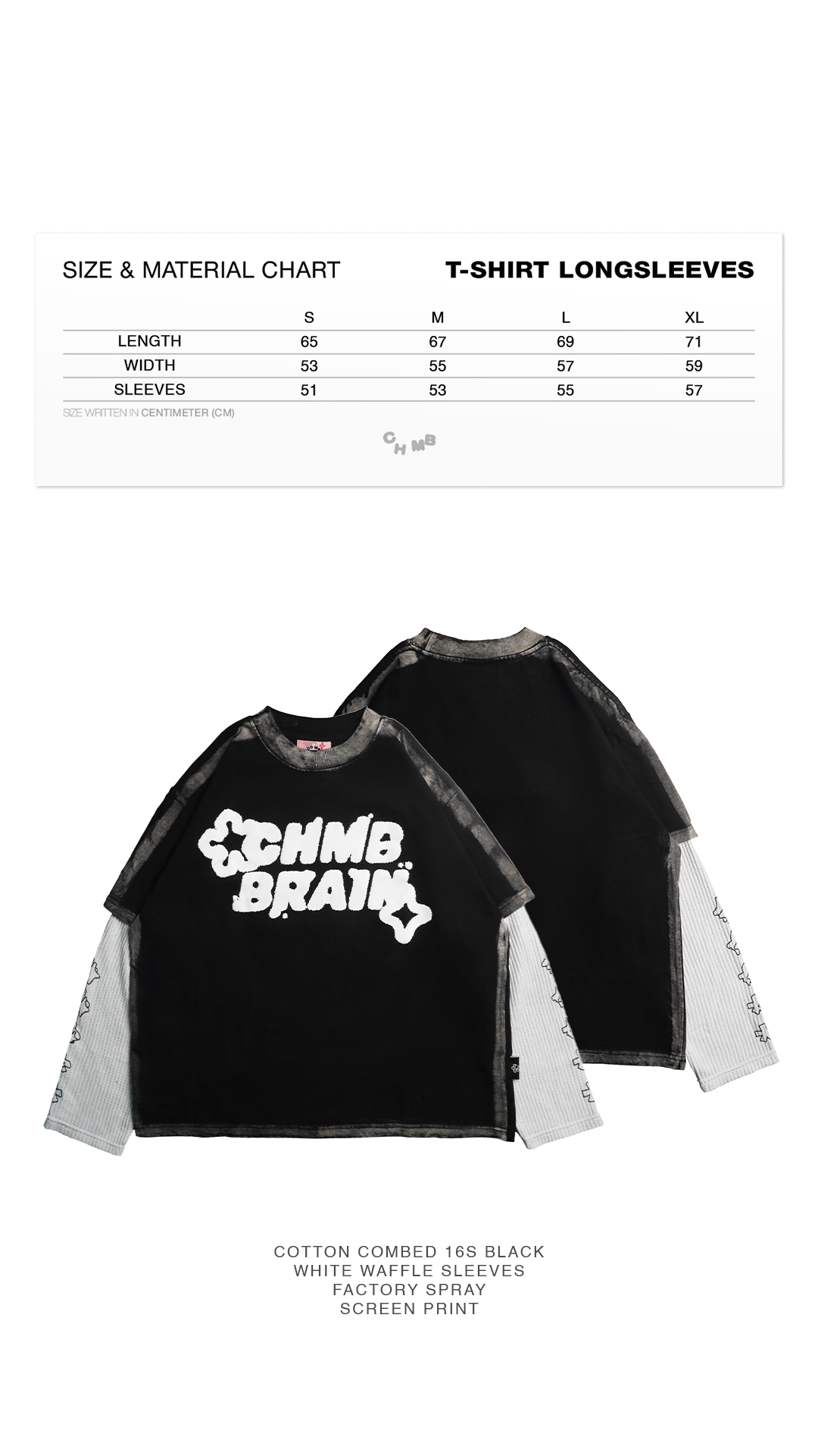 Double layer Tshirt Collaboration CHMBXSB - Kejora