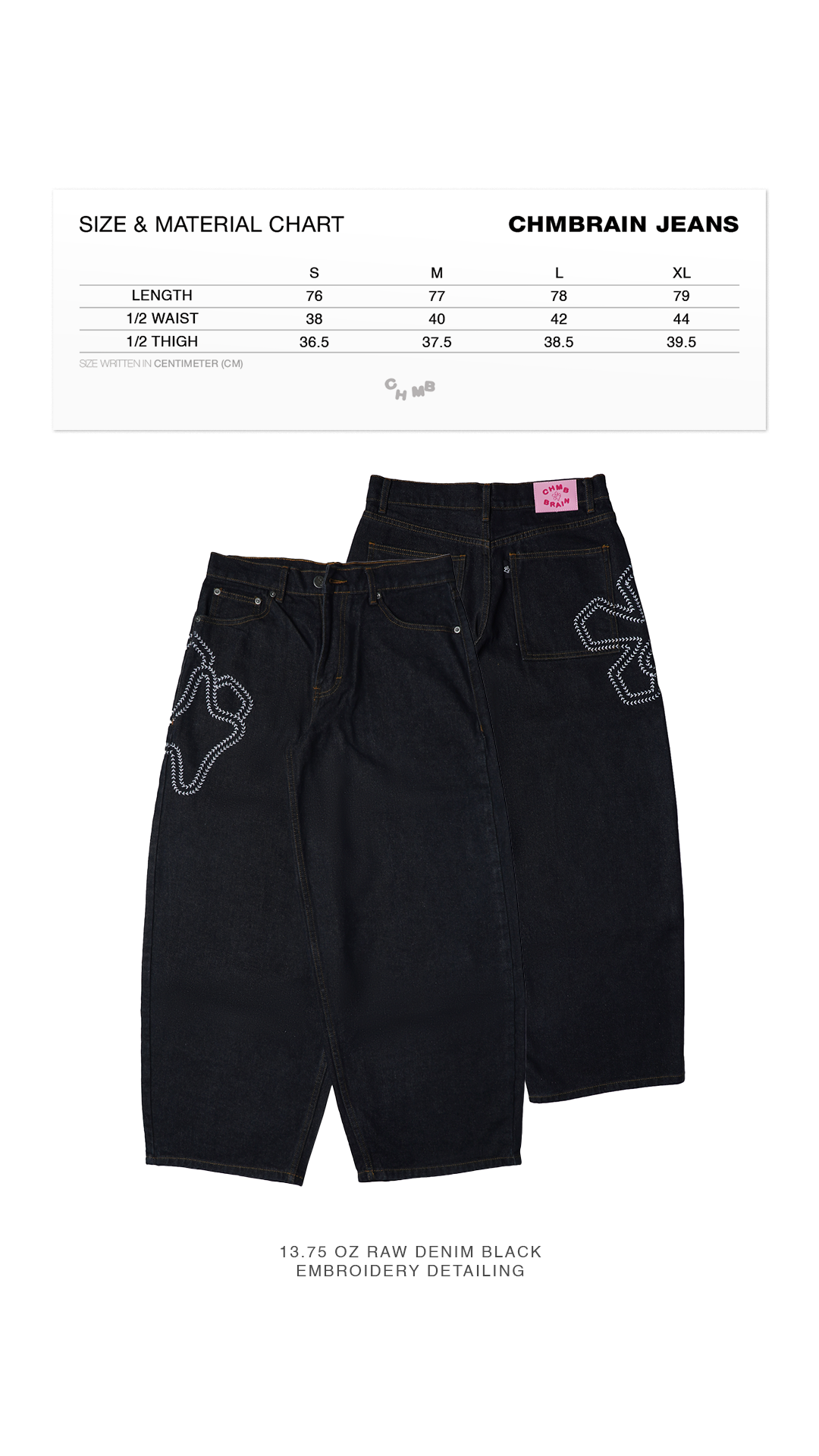 Denim Jeans Collaboration CHMBxSB - Longgar