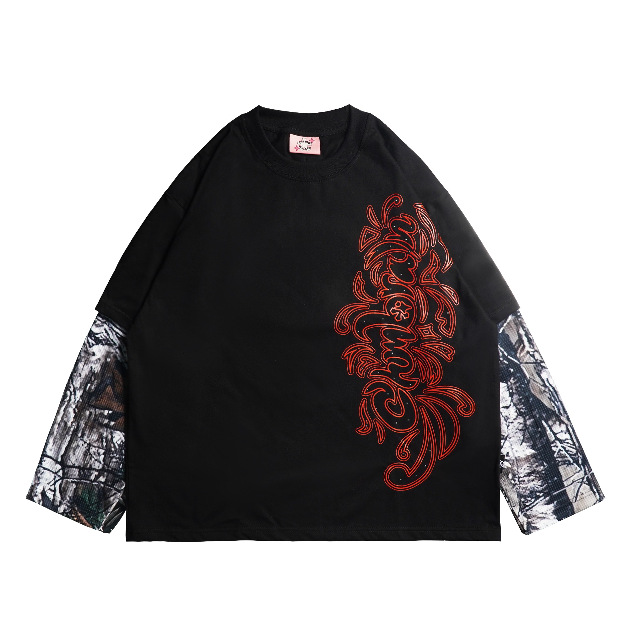 Double layer Tshirt Collaboration CHMBXSB - Rangkap
