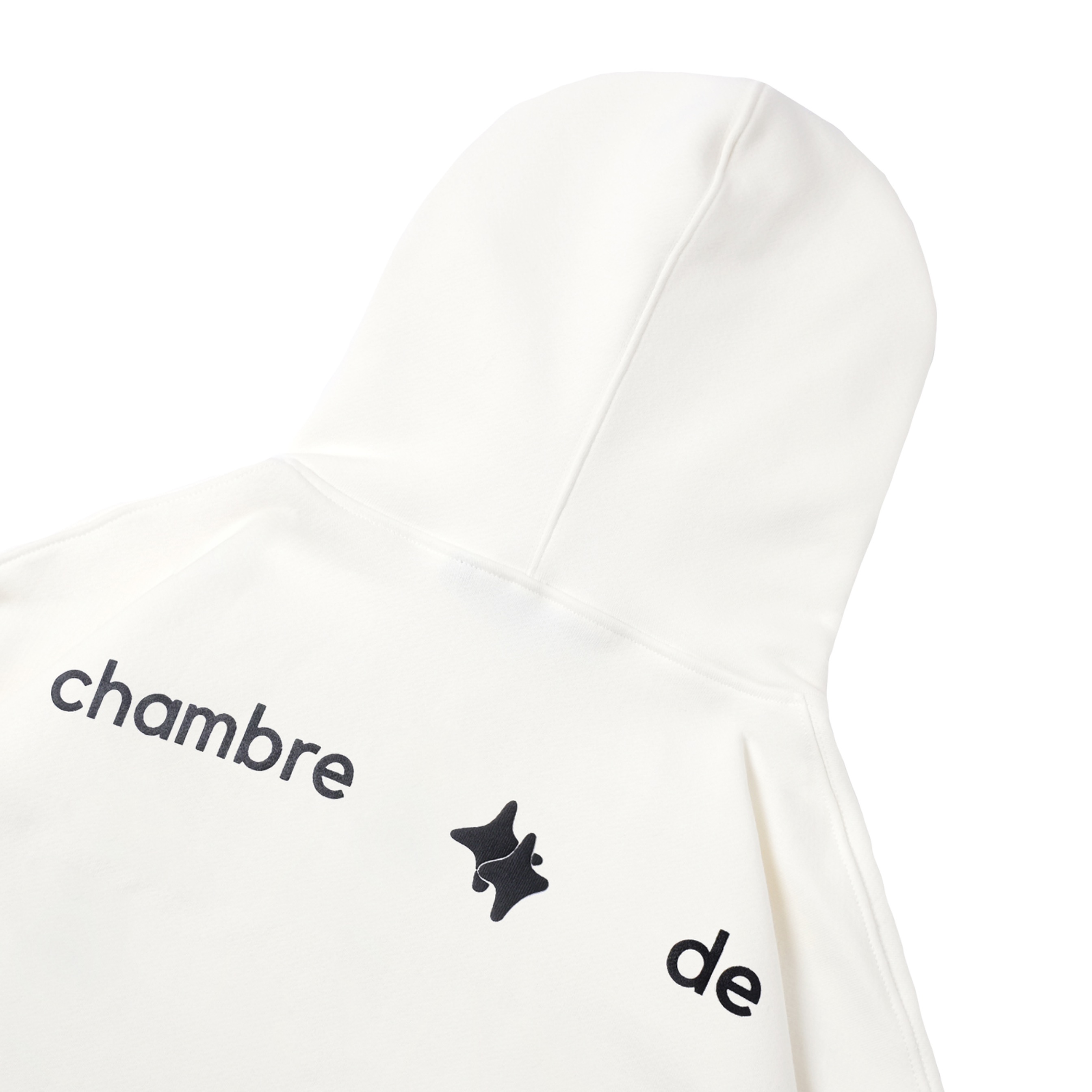 Hoodie Chambredelavain - Basic Broken white