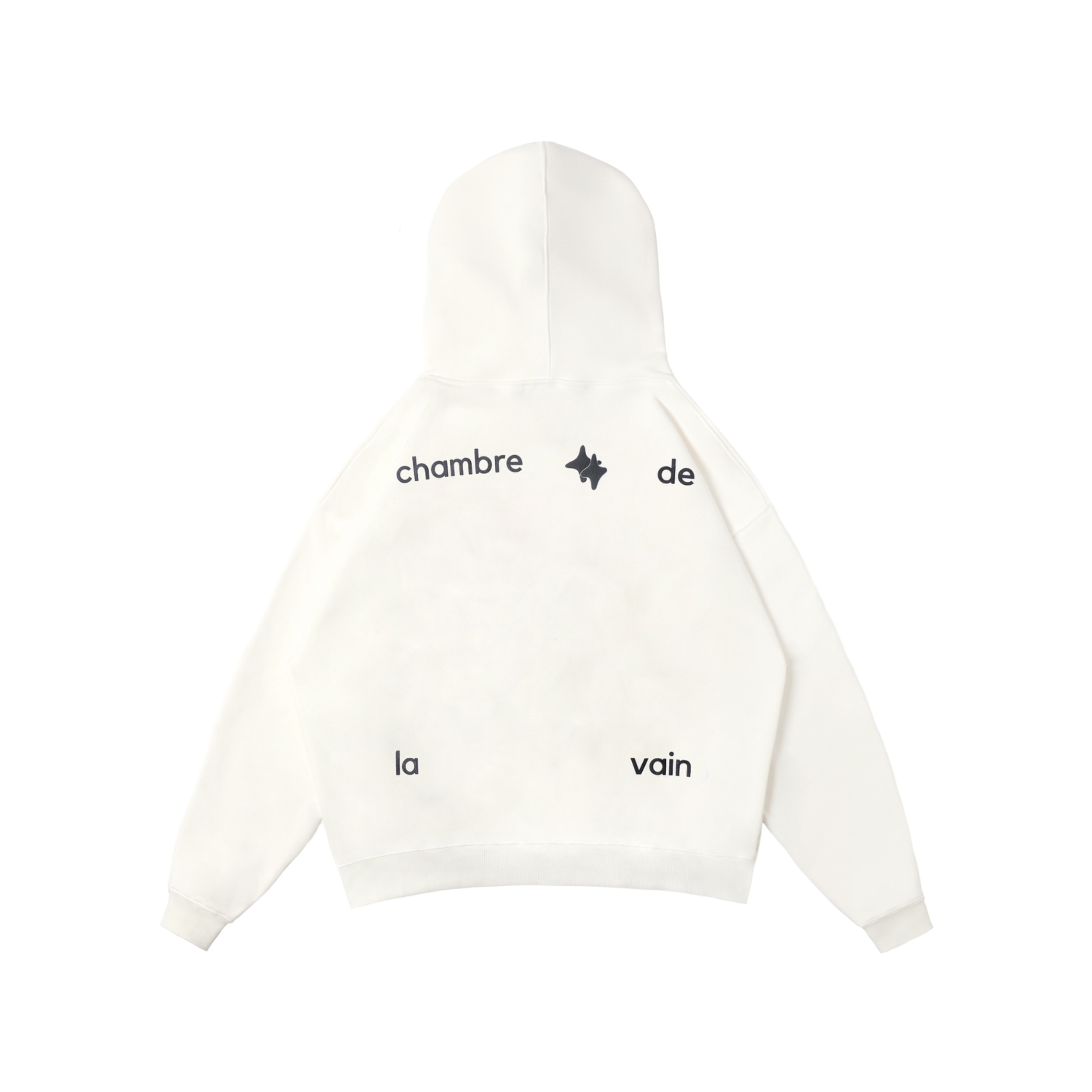 Hoodie Chambredelavain - Basic Broken white