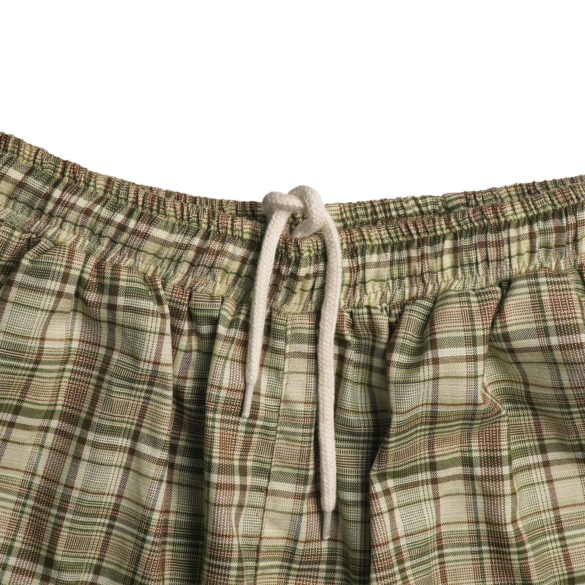 Flannel Shorts Collaboration CHMBXSB - Pelekat Cream