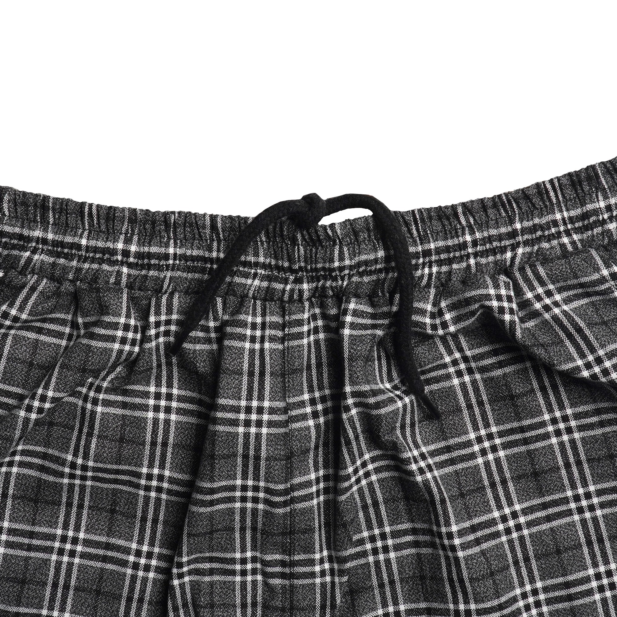 Flannel Shorts Collaboration CHMBXSB - Pelekat Black