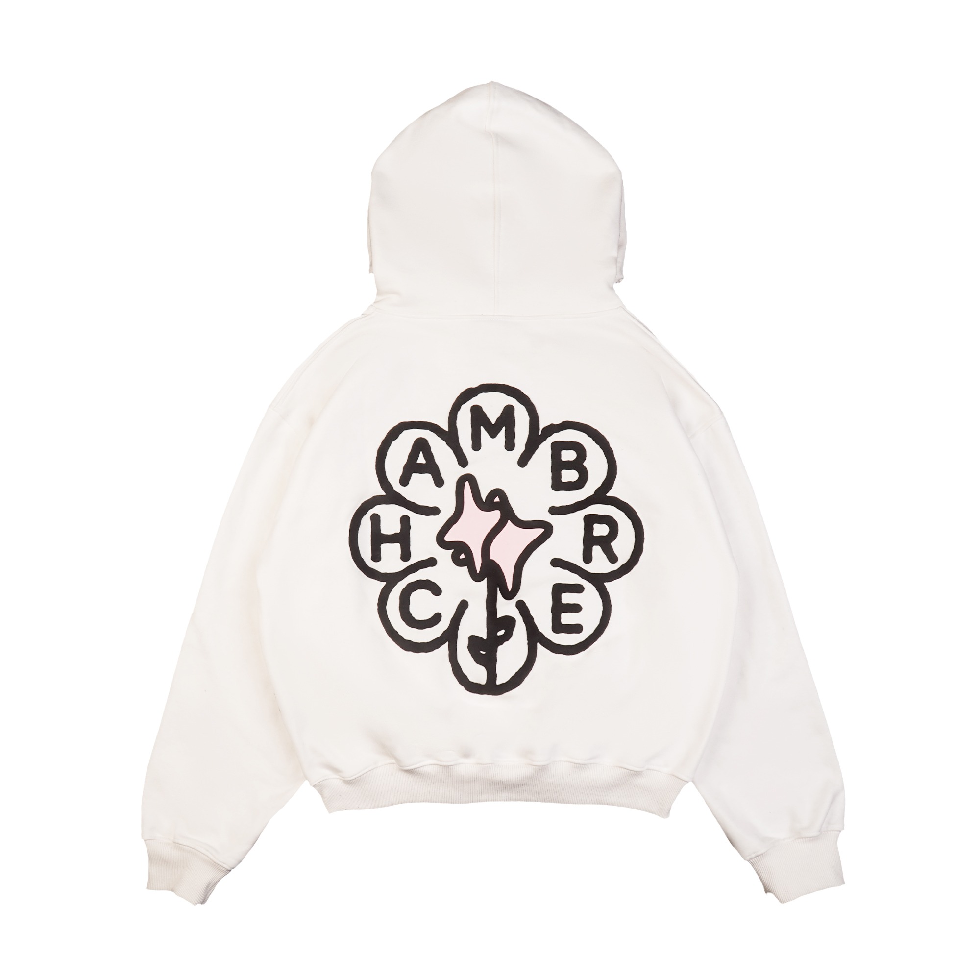 Hoodie Boxy Chambredelavain - Cyanide White