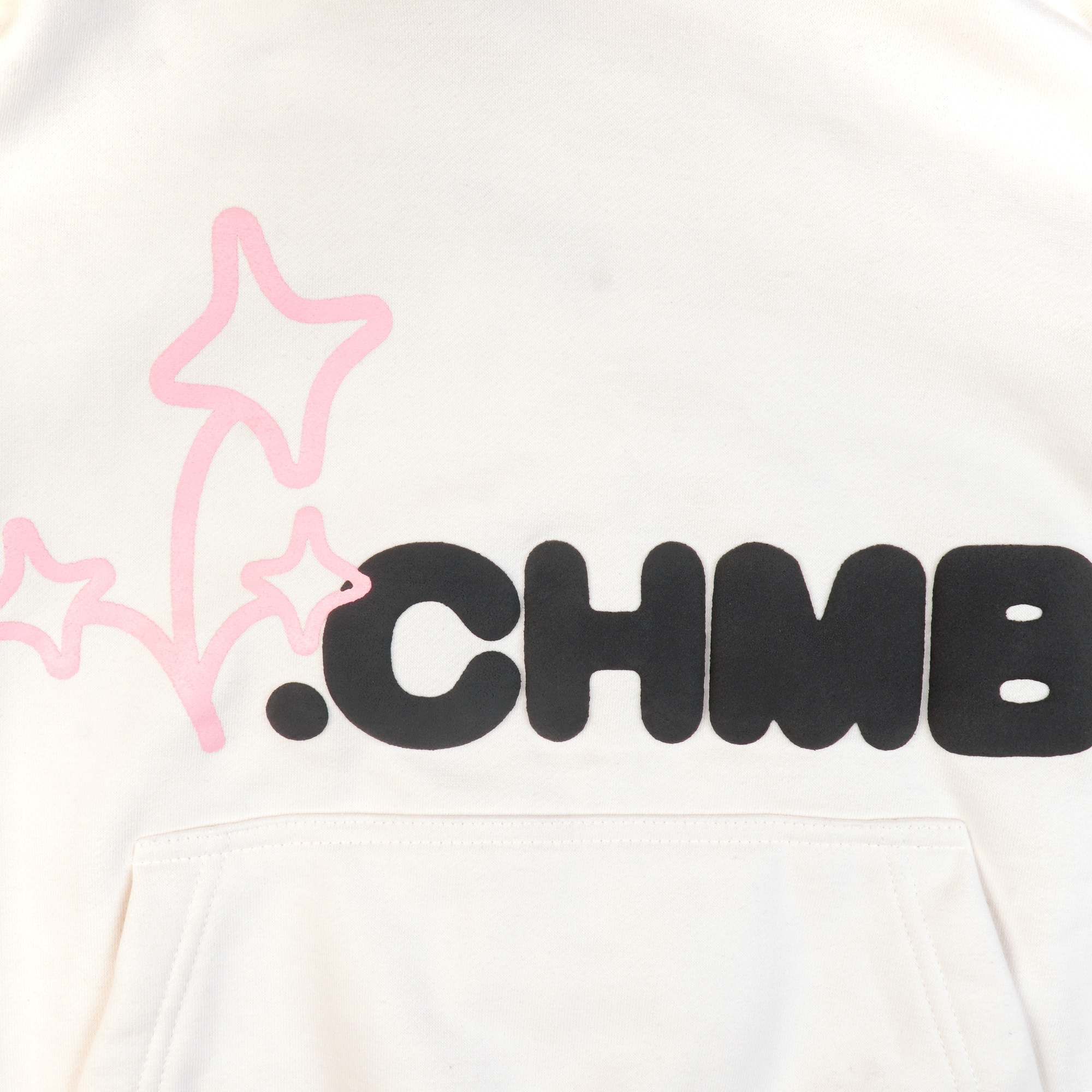 Hoodie Boxy Chambredelavain - Cyanide White