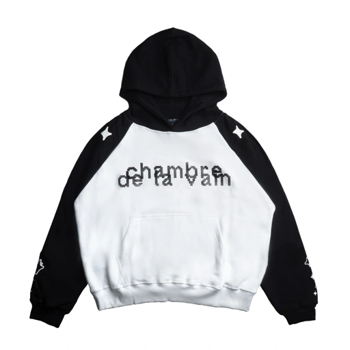Boxy Hoodie Raglan Chambredelavain - Omaments Stars