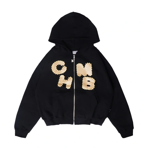 Image of Zip Hoodie Chambredelavain - Oud Brown Black