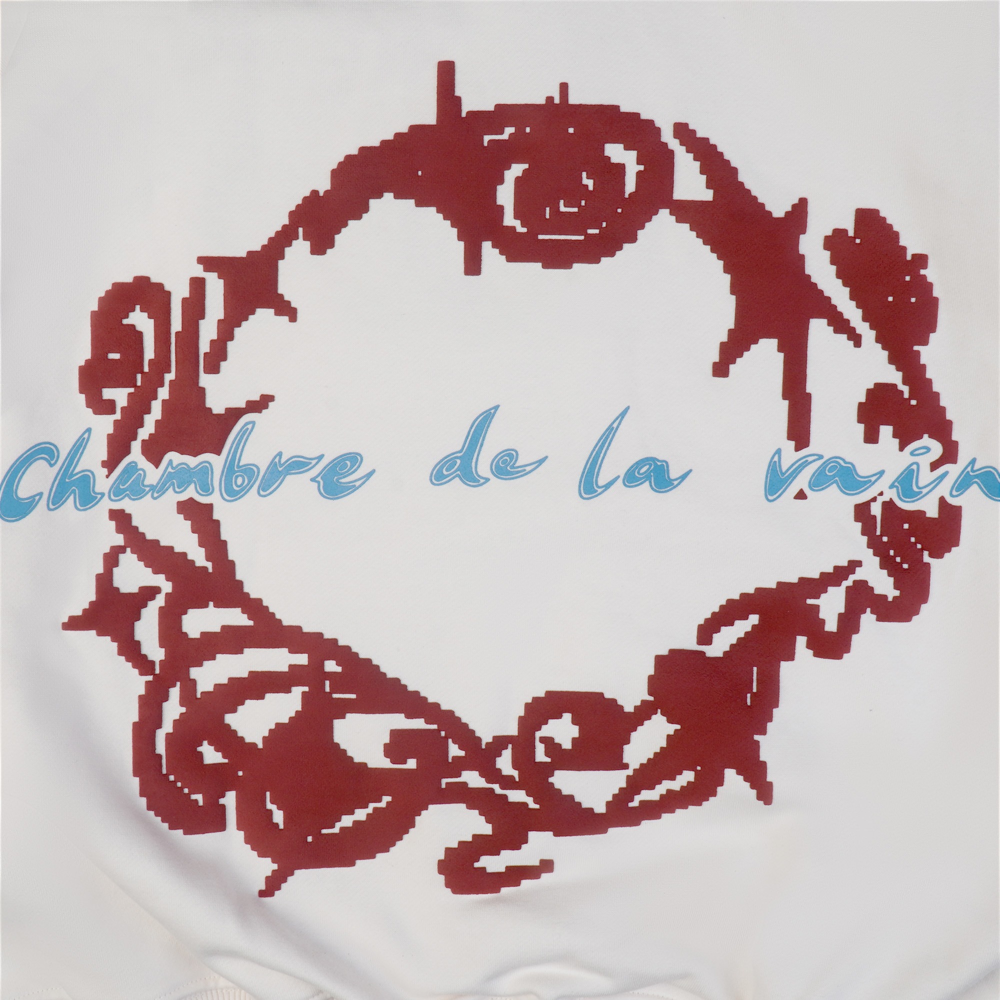 Hoodie Boxy Chambredelavain - Angel White