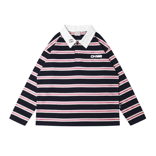 Image of Polo Rugby Chambredelavain - Navy / Pink