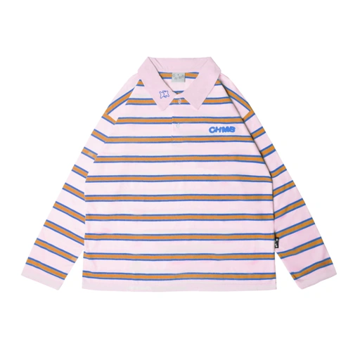 Image of Polo Rugby Chambredelavain - Pink / Orange