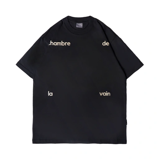 Image of Oversized tee Chambredelavain - Old Grey 