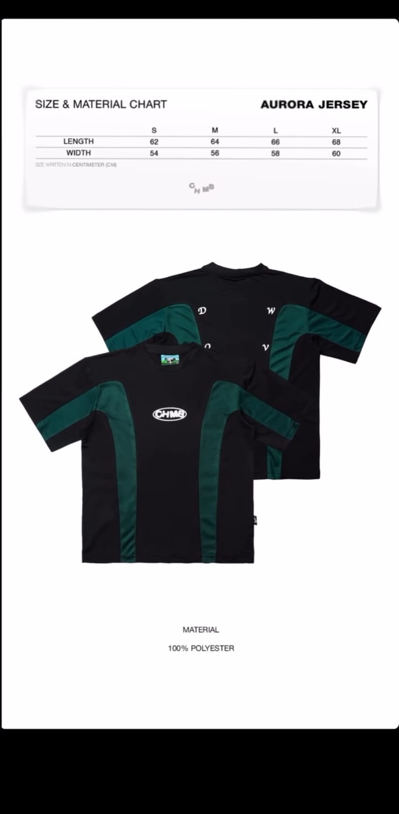 Jersey Chambredelavain - Aurora Black