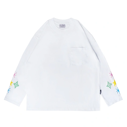 Image of Longsleeves Chambredelavain - Tetris colored white
